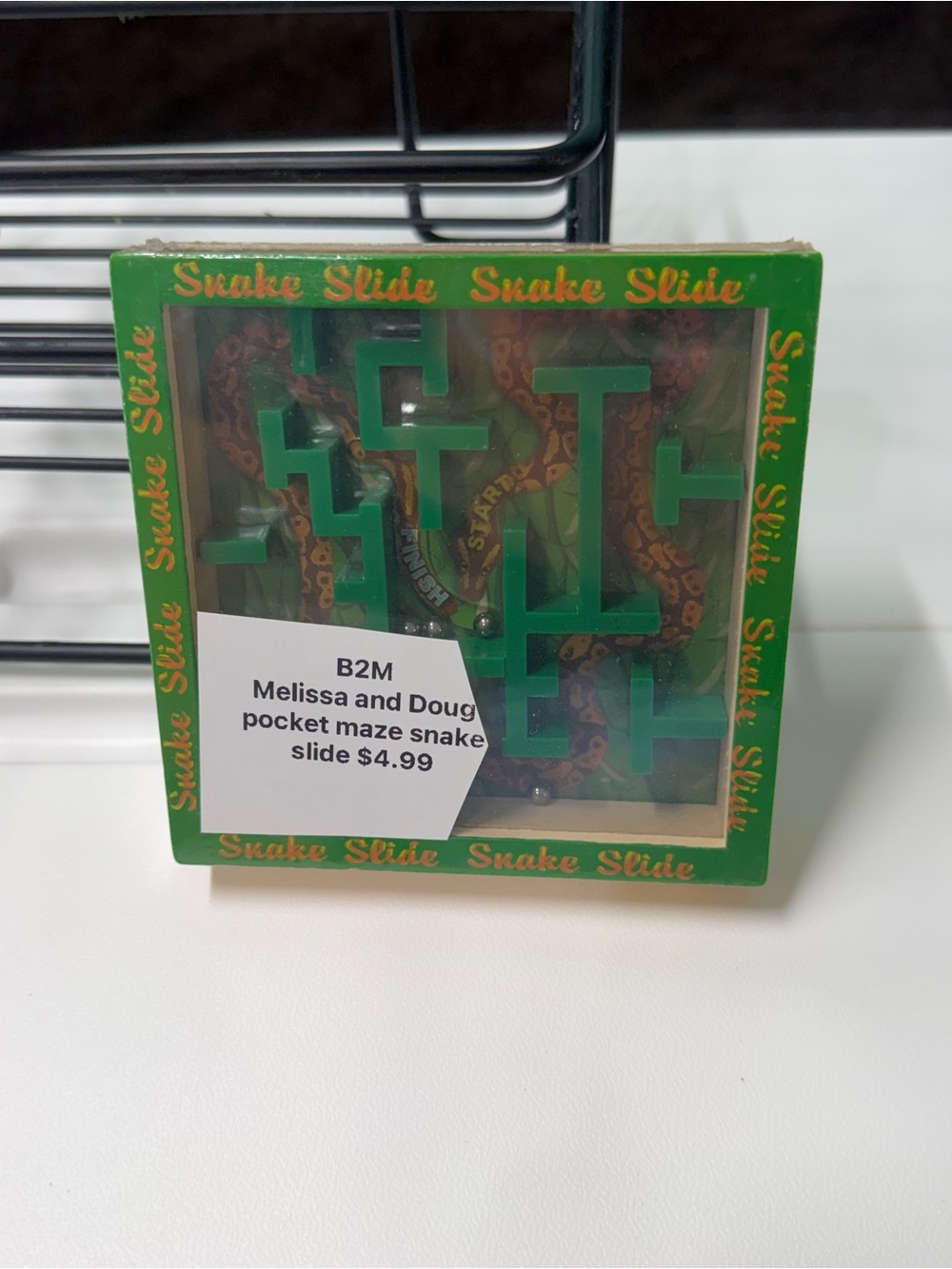 Pocket Maze Snake Slide Puzzle - Green Box Melissa & Doug